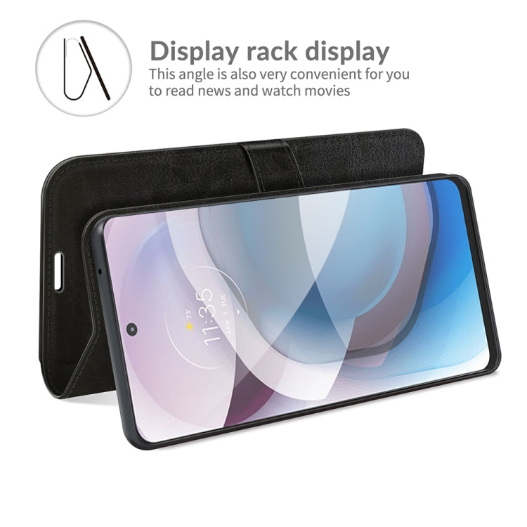 For Motorola Moto One 5G Ace R64 Texture Single Horizontal Flip Protective Case with Holder & Card Slots & Wallet& Photo Frame