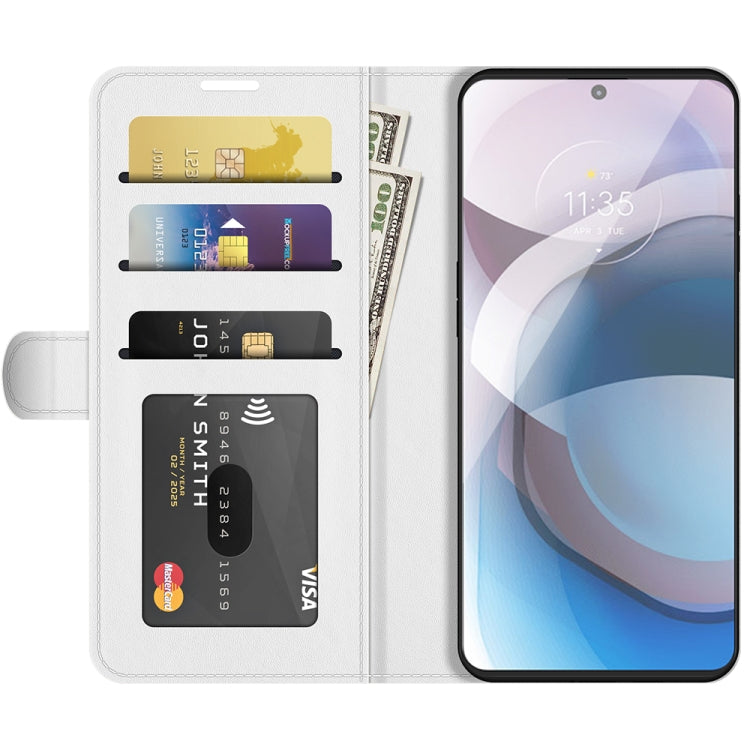 For Motorola Moto One 5G Ace R64 Texture Single Horizontal Flip Protective Case with Holder & Card Slots & Wallet& Photo Frame