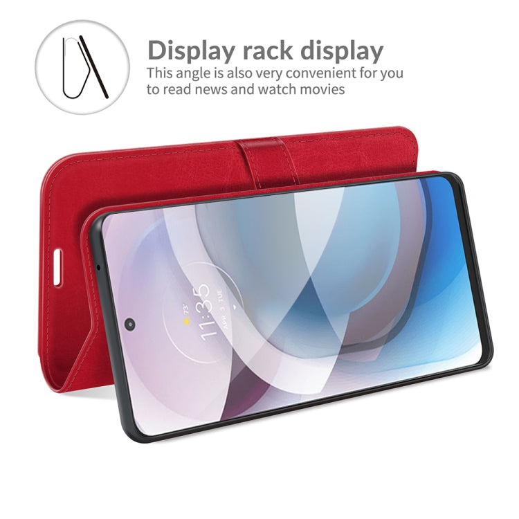 For Motorola Moto One 5G Ace R64 Texture Single Horizontal Flip Protective Case with Holder & Card Slots & Wallet& Photo Frame