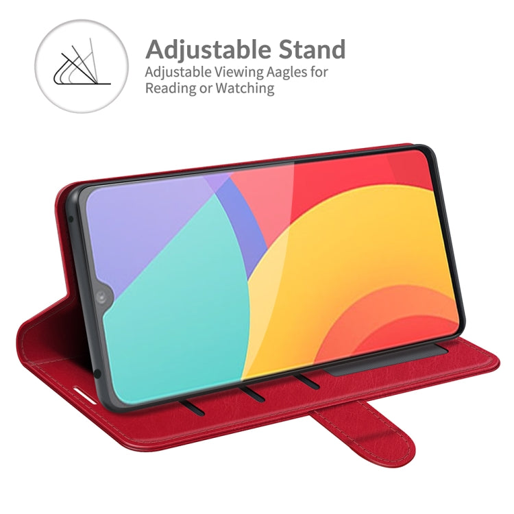 For Alcatel 1L 2021 R64 Texture Single Horizontal Flip Protective Case with Holder & Card Slots & Wallet& Photo Frame