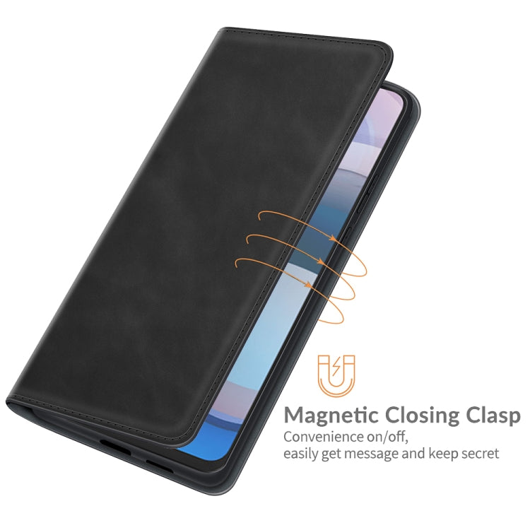 For Motorola Moto One 5G Ace Retro-skin Business Magnetic Suction Leather Case with Holder & Card Slots & Wallet