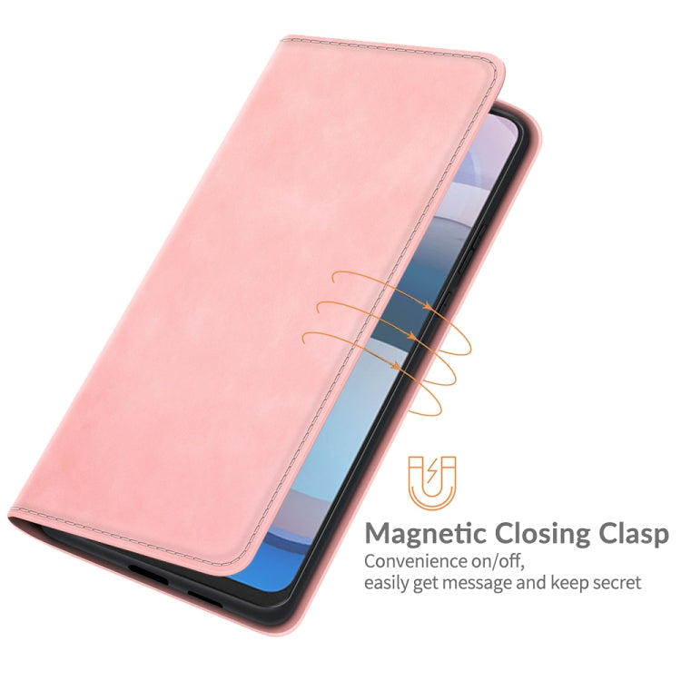 For Motorola Moto One 5G Ace Retro-skin Business Magnetic Suction Leather Case with Holder & Card Slots & Wallet