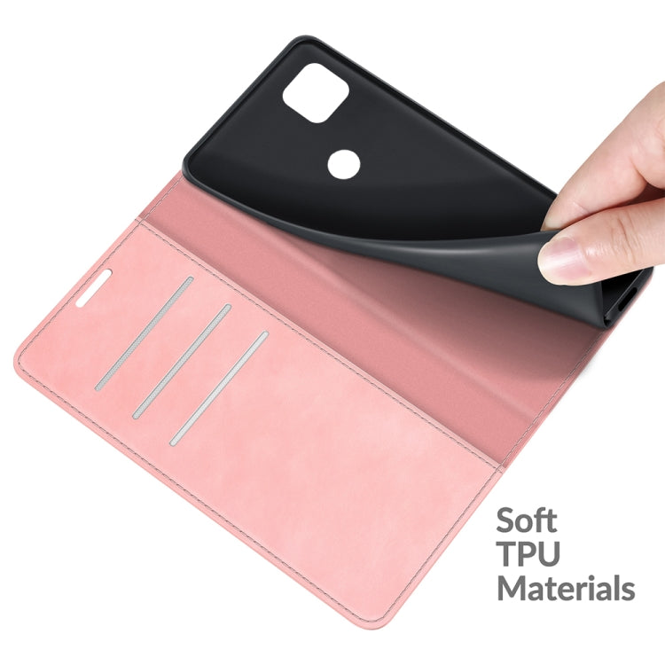 For Motorola Moto One 5G Ace Retro-skin Business Magnetic Suction Leather Case with Holder & Card Slots & Wallet