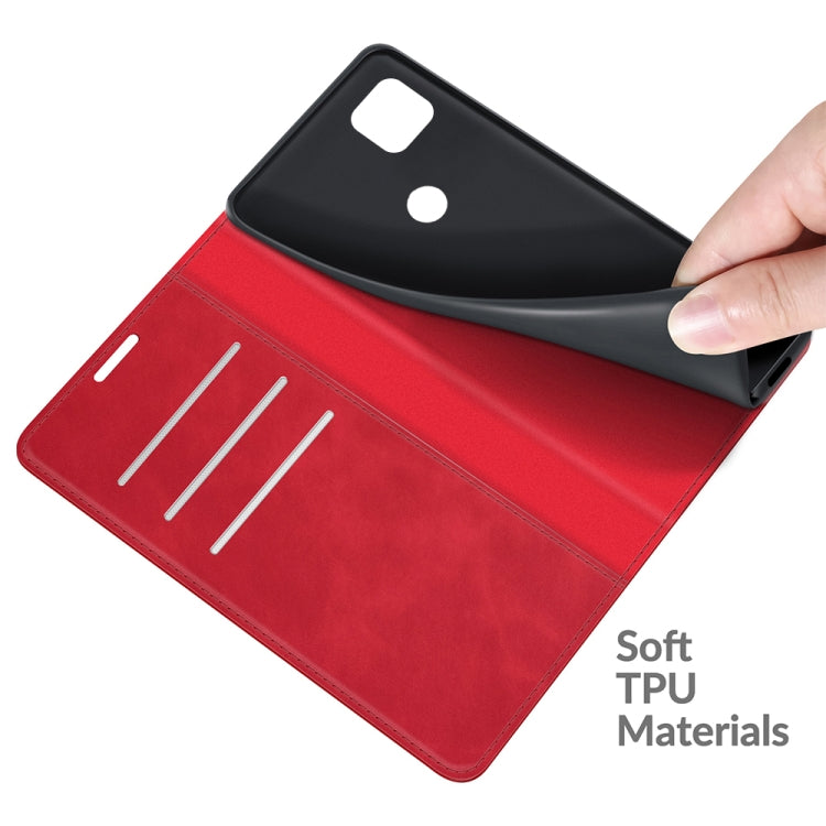 For Motorola Moto One 5G Ace Retro-skin Business Magnetic Suction Leather Case with Holder & Card Slots & Wallet