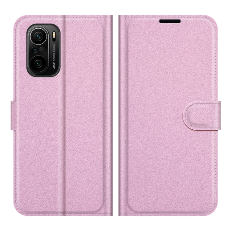For Xiaomi Redmi K40 / K40 Pro / Poco F3 / Mi 11i Litchi Texture Horizontal Flip Protective Case with Holder & Card Slots & Wallet
