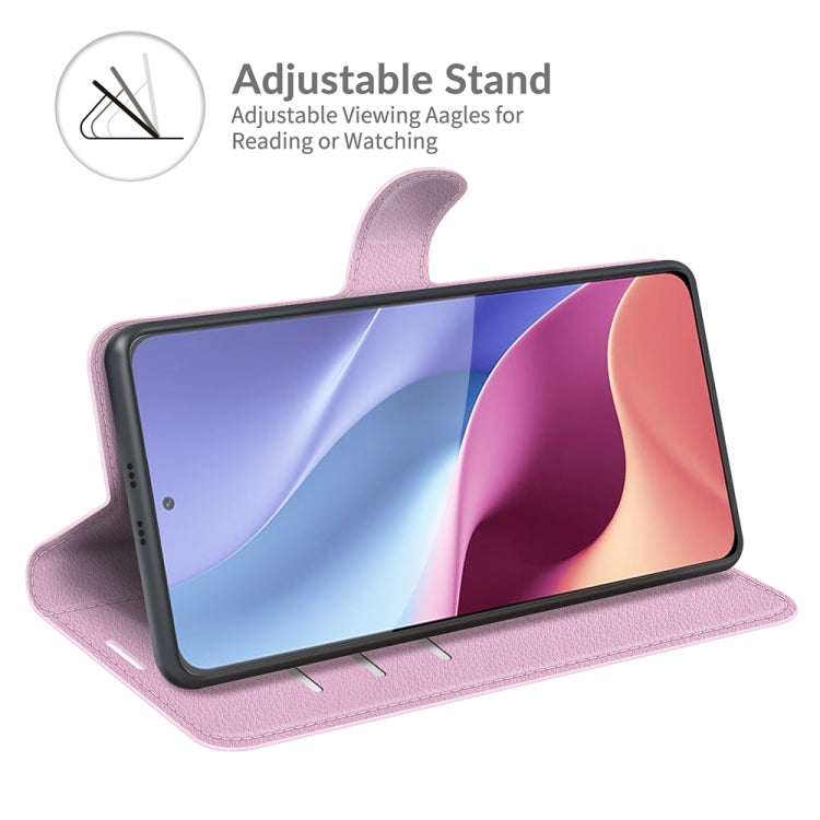 For Xiaomi Redmi K40 / K40 Pro / Poco F3 / Mi 11i Litchi Texture Horizontal Flip Protective Case with Holder & Card Slots & Wallet