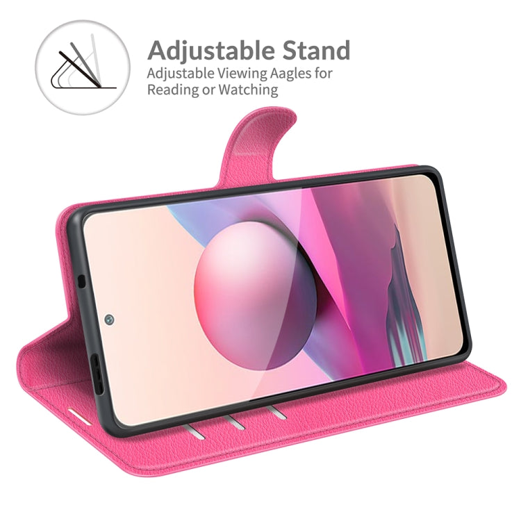 For Xiaomi Redmi Note 10 4G / Note 10S Litchi Texture Horizontal Flip Protective Case with Holder & Card Slots & Wallet