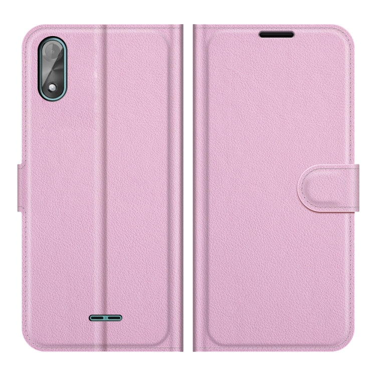 For Wiko Y51 Litchi Texture Horizontal Flip Protective Case with Holder & Card Slots & Wallet