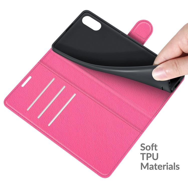 For Wiko Y51 Litchi Texture Horizontal Flip Protective Case with Holder & Card Slots & Wallet