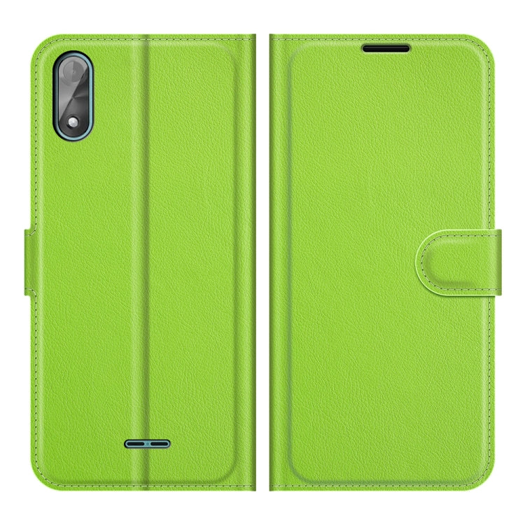 For Wiko Y51 Litchi Texture Horizontal Flip Protective Case with Holder & Card Slots & Wallet