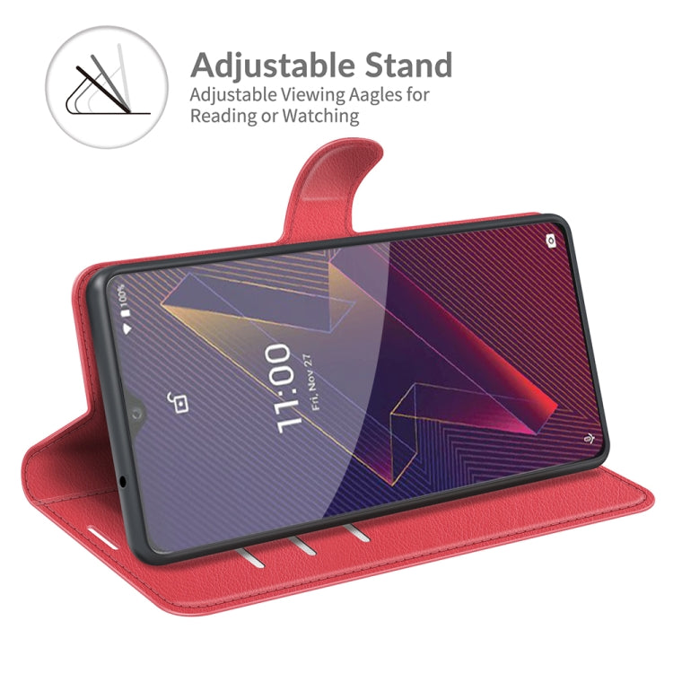 For Wiko Power U20 Litchi Texture Horizontal Flip Protective Case with Holder & Card Slots & Wallet