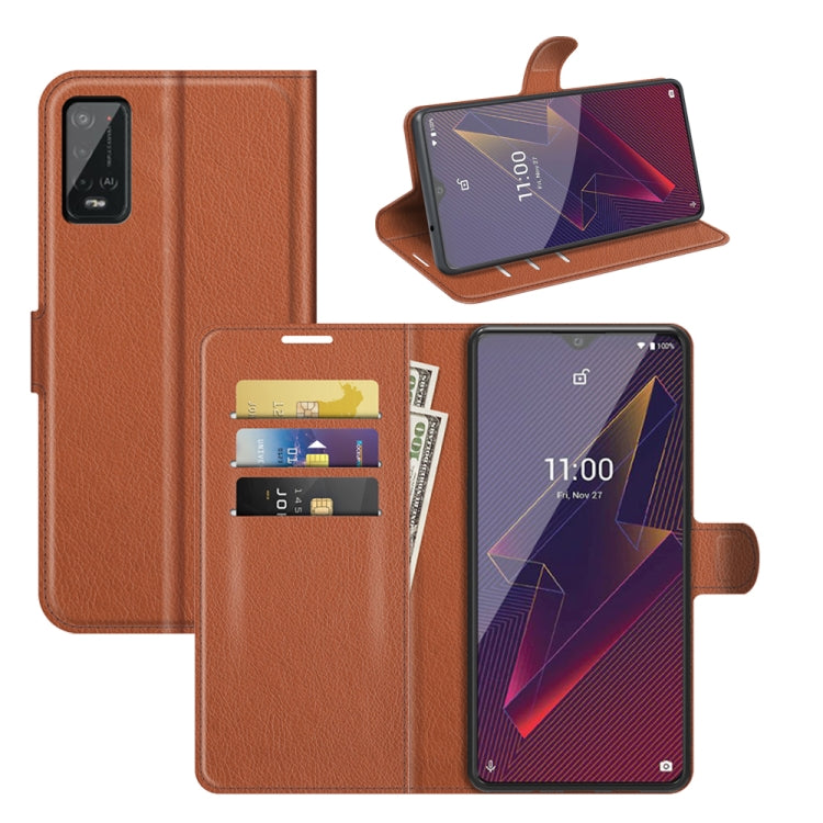 For Wiko Power U20 Litchi Texture Horizontal Flip Protective Case with Holder & Card Slots & Wallet
