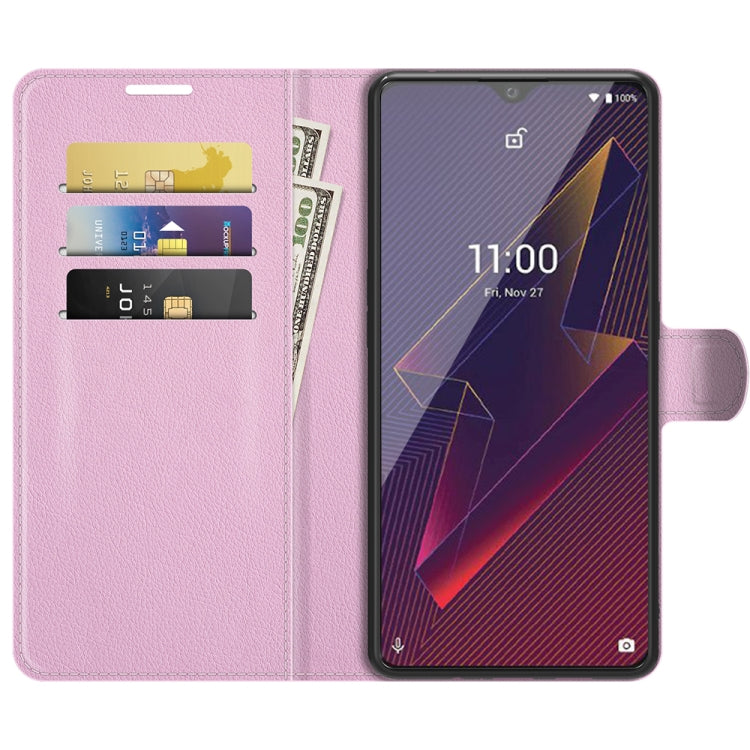 For Wiko Power U20 Litchi Texture Horizontal Flip Protective Case with Holder & Card Slots & Wallet
