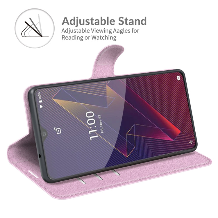 For Wiko Power U20 Litchi Texture Horizontal Flip Protective Case with Holder & Card Slots & Wallet