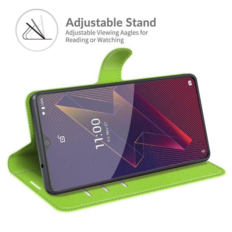 For Wiko Power U20 Litchi Texture Horizontal Flip Protective Case with Holder & Card Slots & Wallet