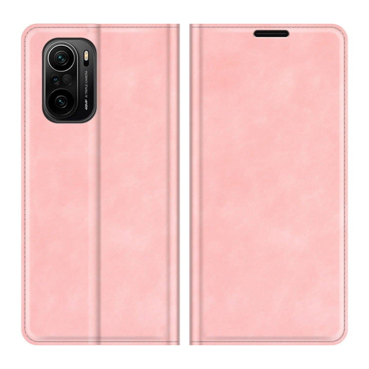 For Xiaomi Redmi K40 Pro / K40 / Poco F3 / Mi 11i Retro-skin Business Magnetic Suction Leather Case with Holder & Card Slots & Wallet