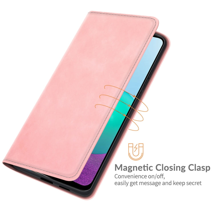For Samsung Galaxy A02 / M02 Retro-skin Business Magnetic Suction Leather Case with Holder & Card Slots & Wallet