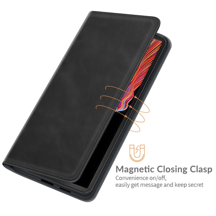 For Samsung Galaxy Xcover 5 / Xcover 5S Retro-skin Business Magnetic Suction Leather Case with Holder & Card Slots & Wallet