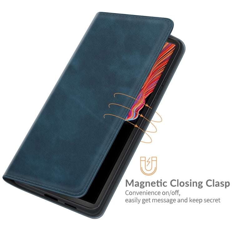For Samsung Galaxy Xcover 5 / Xcover 5S Retro-skin Business Magnetic Suction Leather Case with Holder & Card Slots & Wallet