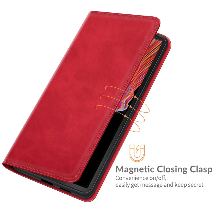 For Samsung Galaxy Xcover 5 / Xcover 5S Retro-skin Business Magnetic Suction Leather Case with Holder & Card Slots & Wallet