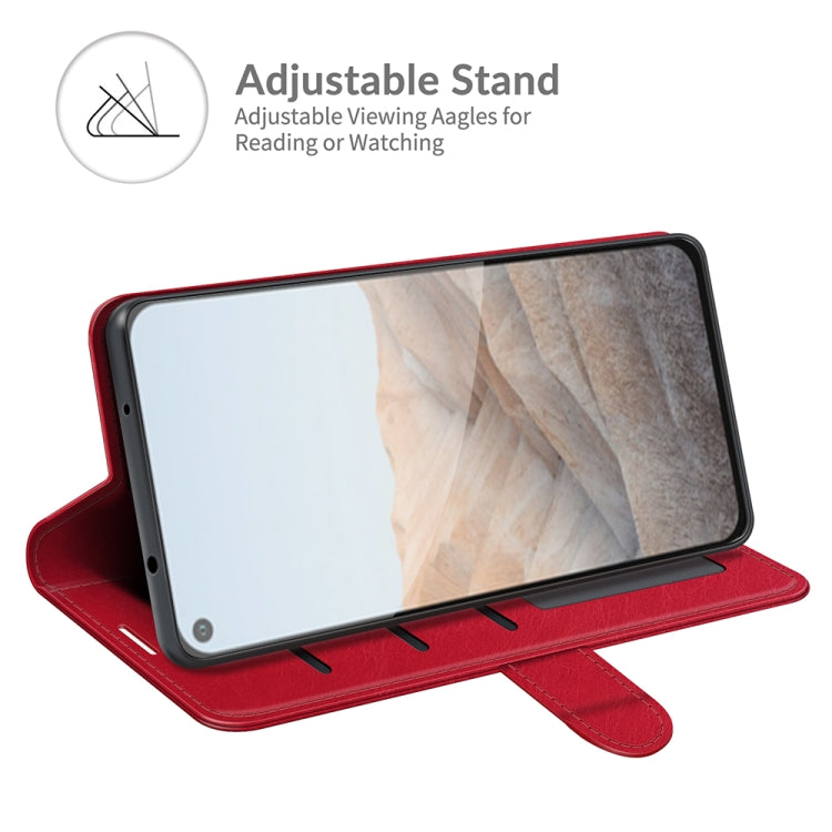 For Google Pixel 5A 5G R64 Texture Single Horizontal Flip Protective Case with Holder & Card Slots & Wallet& Photo Frame