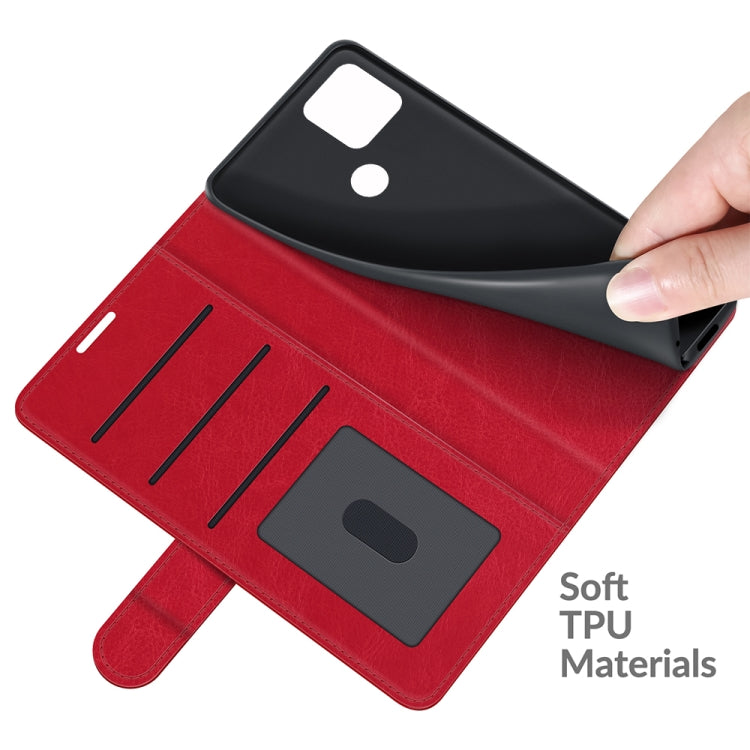 For Google Pixel 5A 5G R64 Texture Single Horizontal Flip Protective Case with Holder & Card Slots & Wallet& Photo Frame