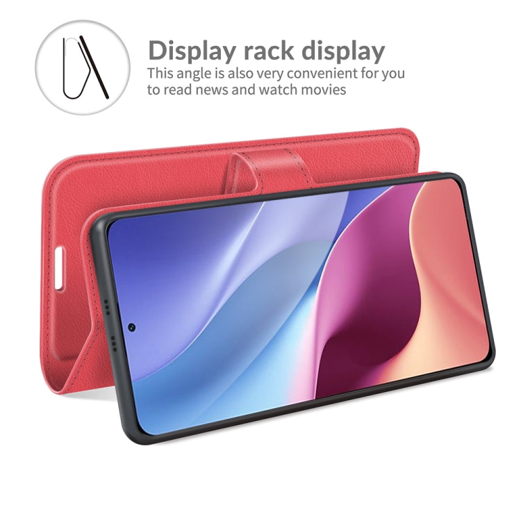 For Xiaomi Redmi K40 Pro / K40 / Poco F3 / Mi 11i Litchi Texture Horizontal Flip Protective Case with Holder & Card Slots & Wallet