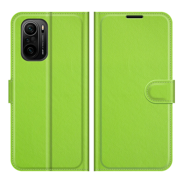 For Xiaomi Redmi K40 Pro / K40 / Poco F3 / Mi 11i Litchi Texture Horizontal Flip Protective Case with Holder & Card Slots & Wallet