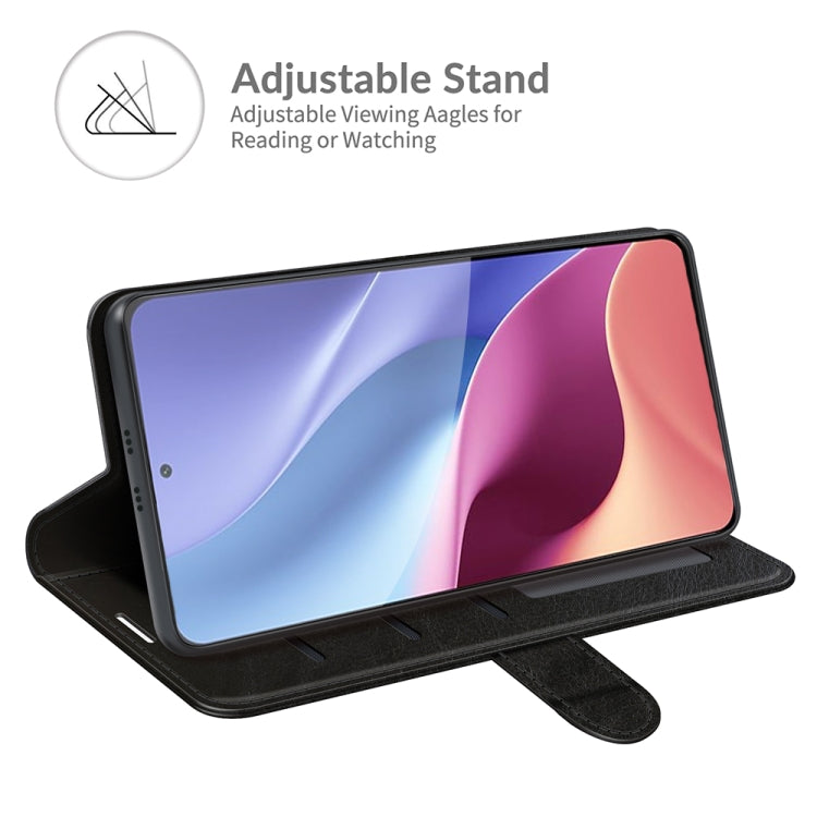 For Xiaomi Redmi K40 Pro / K40 / Poco F3 / Mi 11i R64 Texture Single Horizontal Flip Protective Case with Holder & Card Slots & Wallet& Photo Frame