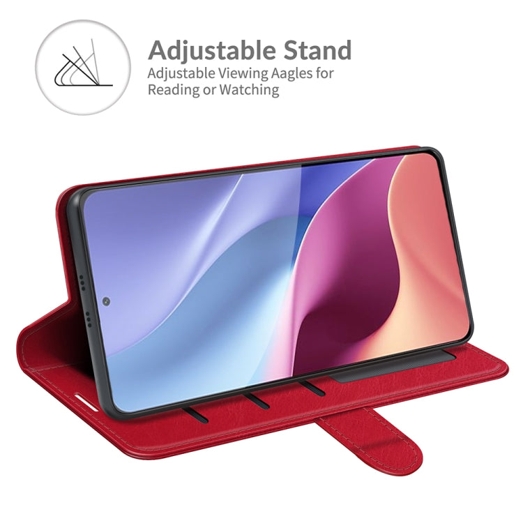 For Xiaomi Redmi K40 Pro / K40 / Poco F3 / Mi 11i R64 Texture Single Horizontal Flip Protective Case with Holder & Card Slots & Wallet& Photo Frame