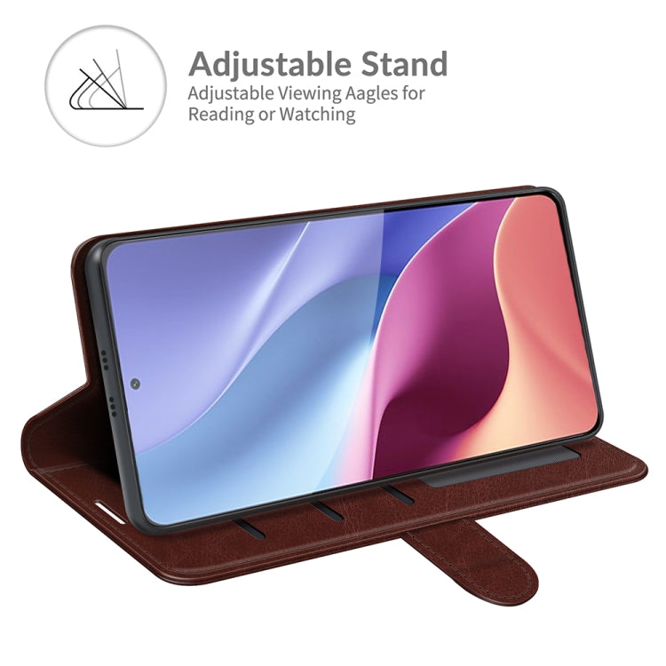 For Xiaomi Redmi K40 Pro / K40 / Poco F3 / Mi 11i R64 Texture Single Horizontal Flip Protective Case with Holder & Card Slots & Wallet& Photo Frame