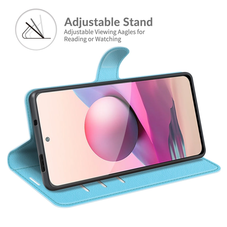 For Xiaomi Redmi Note 10 4G / Note 10S Litchi Texture Horizontal Flip Protective Case with Holder & Card Slots & Wallet