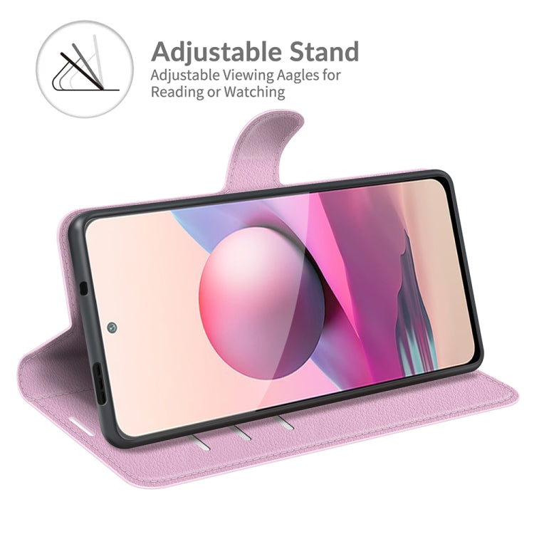 For Xiaomi Redmi Note 10 4G / Note 10S Litchi Texture Horizontal Flip Protective Case with Holder & Card Slots & Wallet