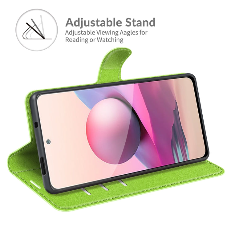 For Xiaomi Redmi Note 10 4G / Note 10S Litchi Texture Horizontal Flip Protective Case with Holder & Card Slots & Wallet