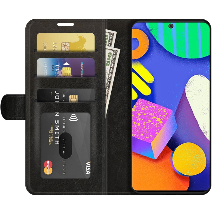 For Samsung Galaxy F62 / M62 R64 Texture Single Horizontal Flip Protective Case with Holder & Card Slots & Wallet& Photo Frame