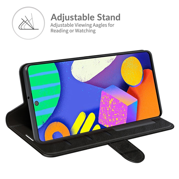For Samsung Galaxy F62 / M62 R64 Texture Single Horizontal Flip Protective Case with Holder & Card Slots & Wallet& Photo Frame