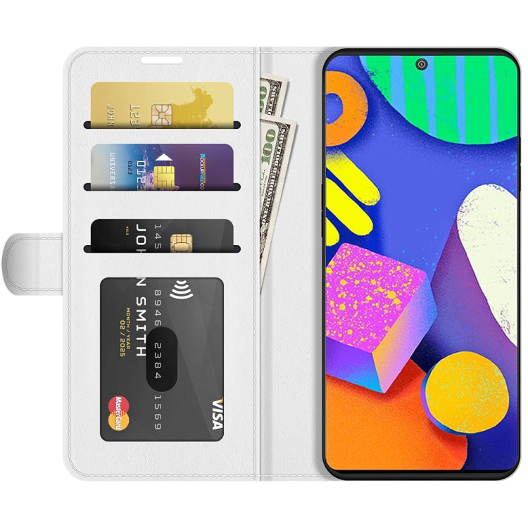 For Samsung Galaxy F62 / M62 R64 Texture Single Horizontal Flip Protective Case with Holder & Card Slots & Wallet& Photo Frame