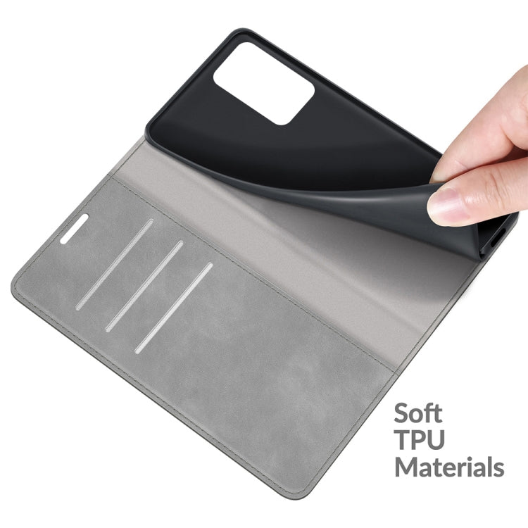 For Xiaomi Redmi Note 10 Pro / Note 10 Pro Max Retro-skin Business Magnetic Suction Leather Case with Holder & Card Slots & Wallet