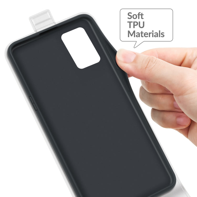 For OPPO A55 5G R64 Texture Single Vertical Flip Leather Protective Case with Card Slots & Photo Frame