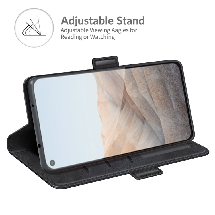 For Google Pixel 5A 5G Dual-side Magnetic Buckle Horizontal Flip Leather Case with Holder & Card Slots & Wallet