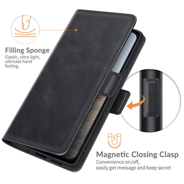 For Google Pixel 5A 5G Dual-side Magnetic Buckle Horizontal Flip Leather Case with Holder & Card Slots & Wallet