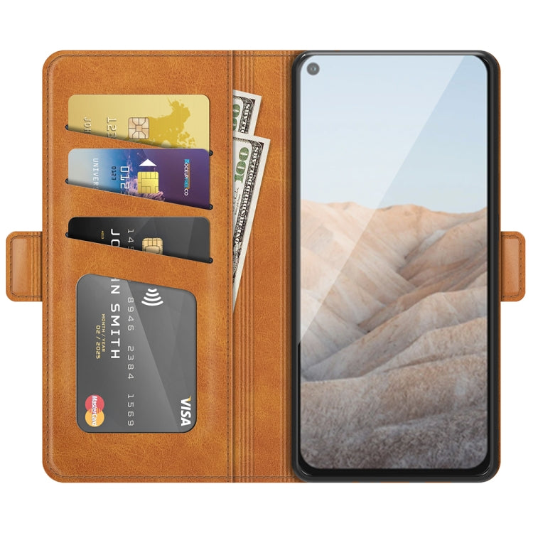 For Google Pixel 5A 5G Dual-side Magnetic Buckle Horizontal Flip Leather Case with Holder & Card Slots & Wallet