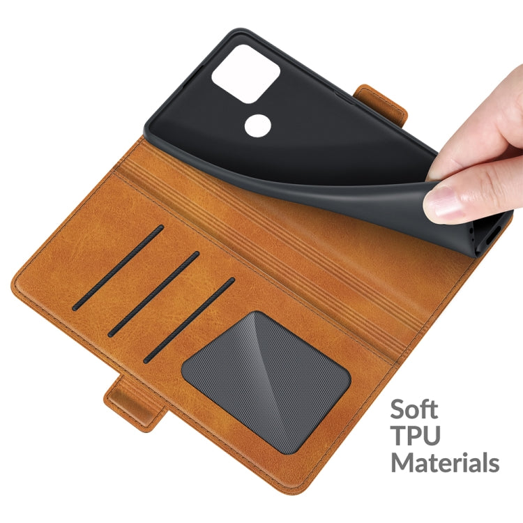 For Google Pixel 5A 5G Dual-side Magnetic Buckle Horizontal Flip Leather Case with Holder & Card Slots & Wallet