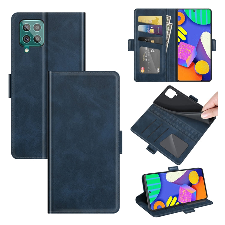 For Samsung Galaxy F62 / M62 Dual-side Magnetic Buckle Horizontal Flip Leather Case with Holder & Card Slots & Wallet