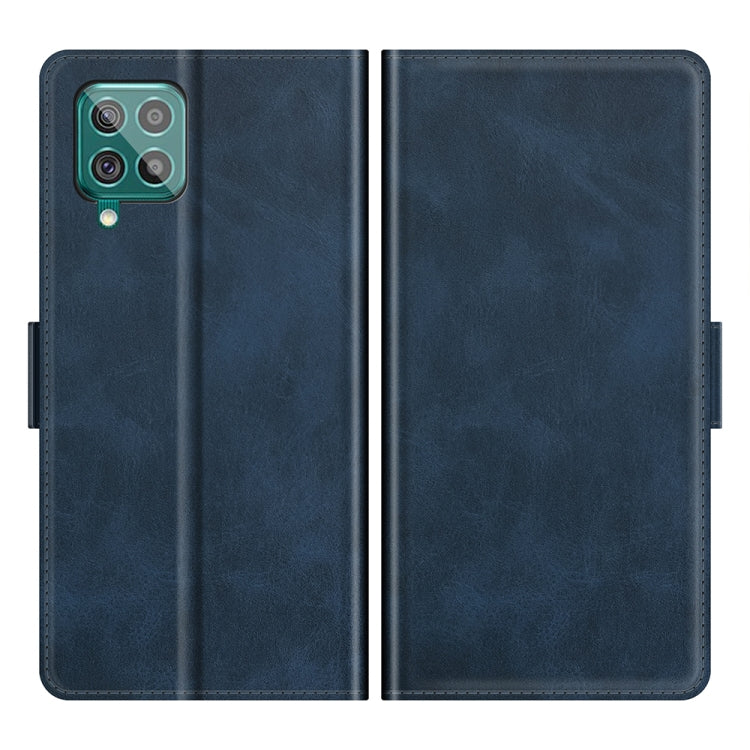For Samsung Galaxy F62 / M62 Dual-side Magnetic Buckle Horizontal Flip Leather Case with Holder & Card Slots & Wallet