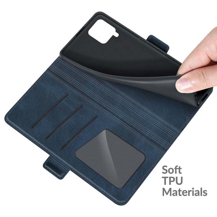 For Samsung Galaxy F62 / M62 Dual-side Magnetic Buckle Horizontal Flip Leather Case with Holder & Card Slots & Wallet