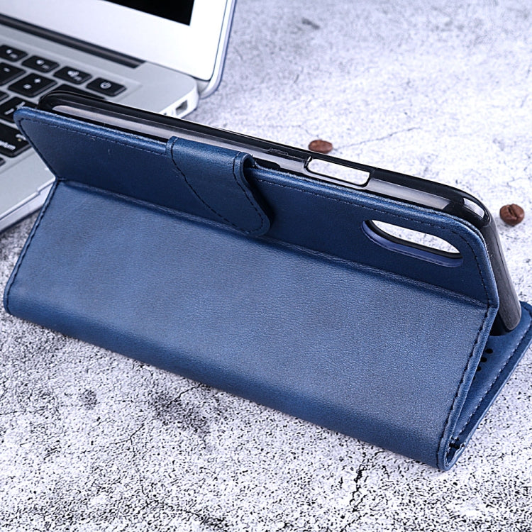 Calf Texture Horizontal Flip Leather Case for Galaxy A70, with Holder & Card Slots & Wallet