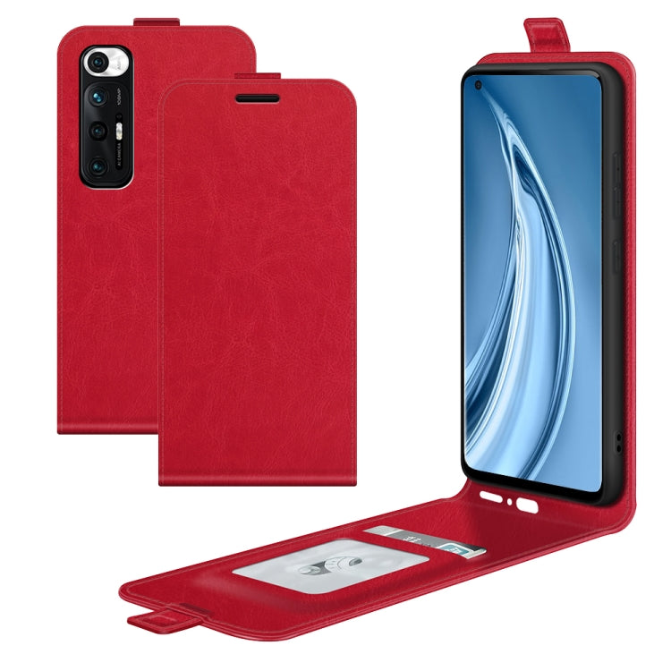 For Xiaomi Mi 10S R64 Texture Single Vertical Flip Leather Protective Case with Card Slots & Photo Frame