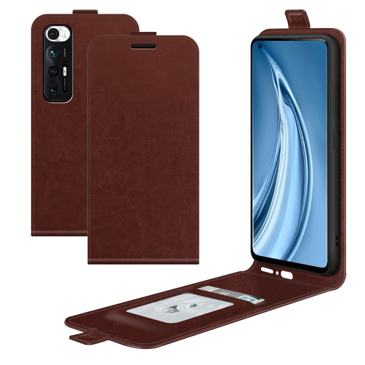For Xiaomi Mi 10S R64 Texture Single Vertical Flip Leather Protective Case with Card Slots & Photo Frame