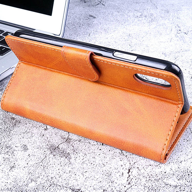 Calf Texture Horizontal Flip Leather Case for Samsung Galaxy M20, with Holder & Card Slots & Wallet